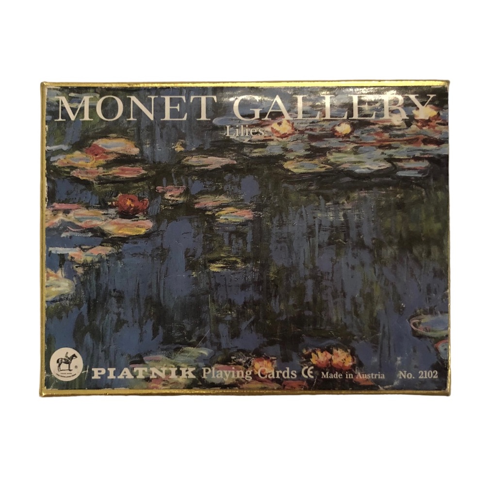 Monet Gallery Lillies Playing Cards